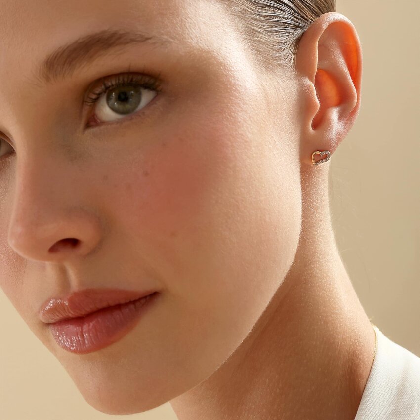 Zlatne naušnice Srce