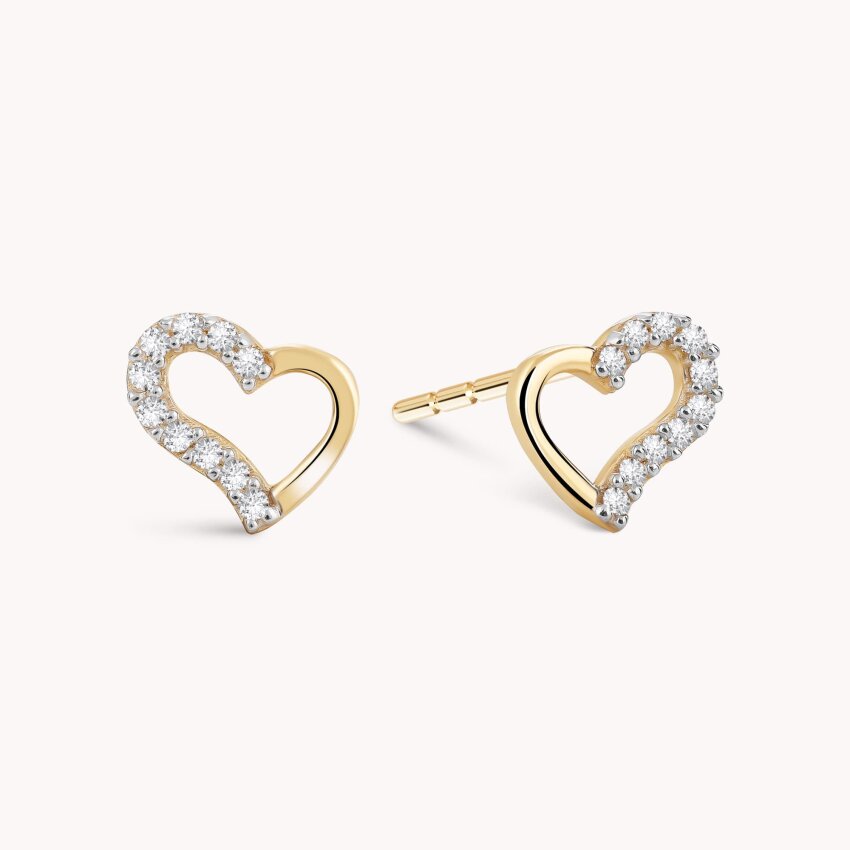 Zlatne naušnice Srce