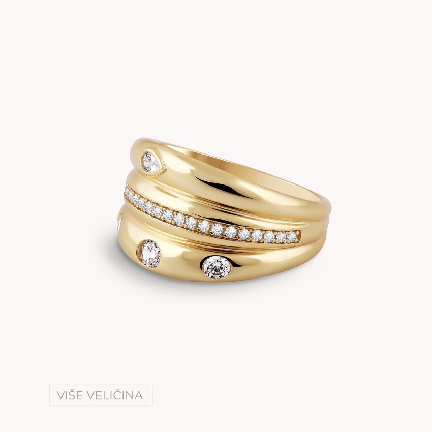 Srebrni prsten Glamur