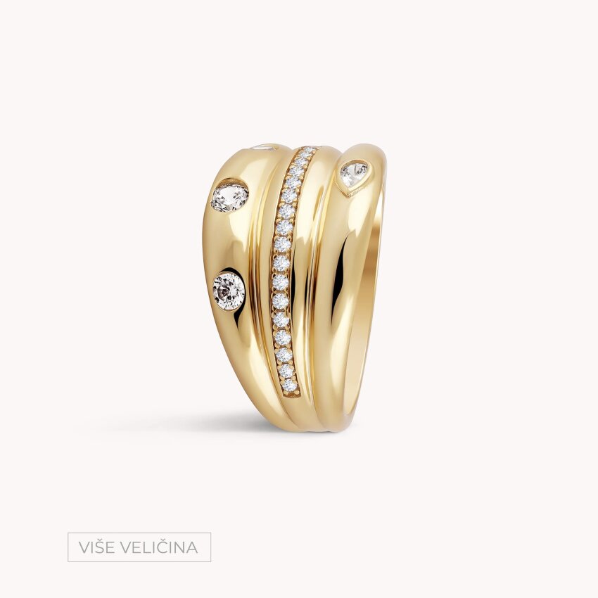 Srebrni prsten Glamur