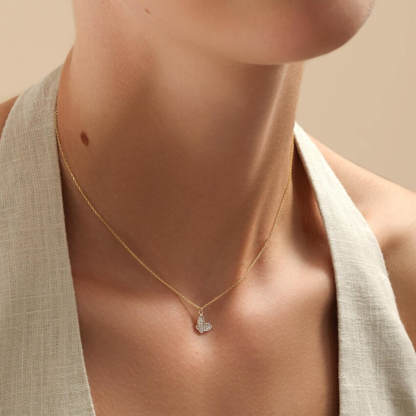 Zlatna ogrlica Leptir