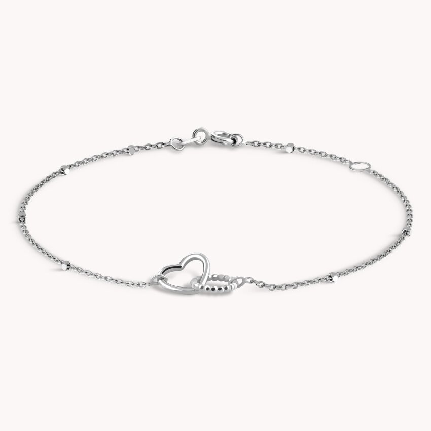 Zlatna narukvica Srce i krug