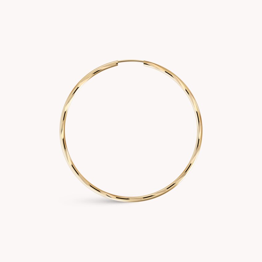 Zlatne naušnice Reljefni uzorak