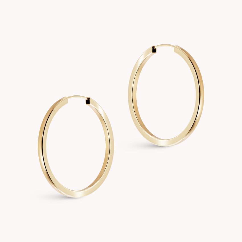 Zlatne naušnice Moderan oblik