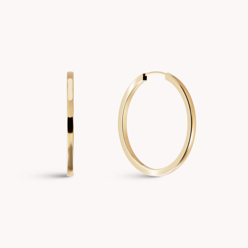 Zlatne naušnice Moderan oblik