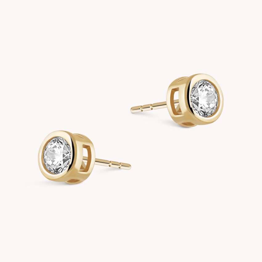 Zlatne Naušnice Fiona Medium