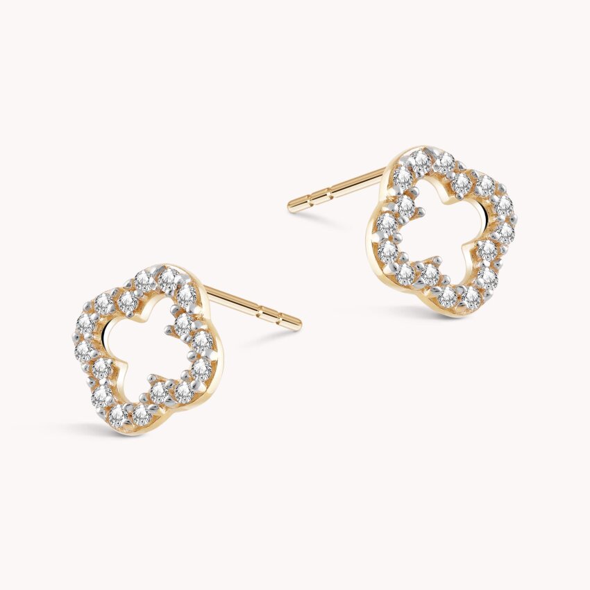 Zlatne naušnice Sjajna djetelina