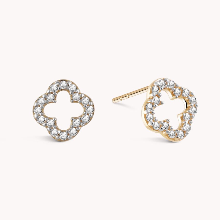 Zlatne naušnice Sjajna djetelina