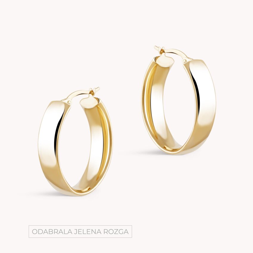 Zlatne naušnice Nježna jednostavnost