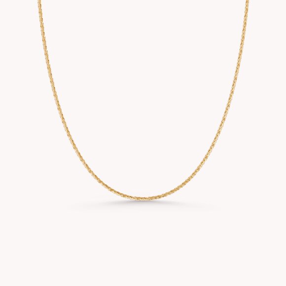 Zlatni lanac Spiga Žuto zlato 45cm