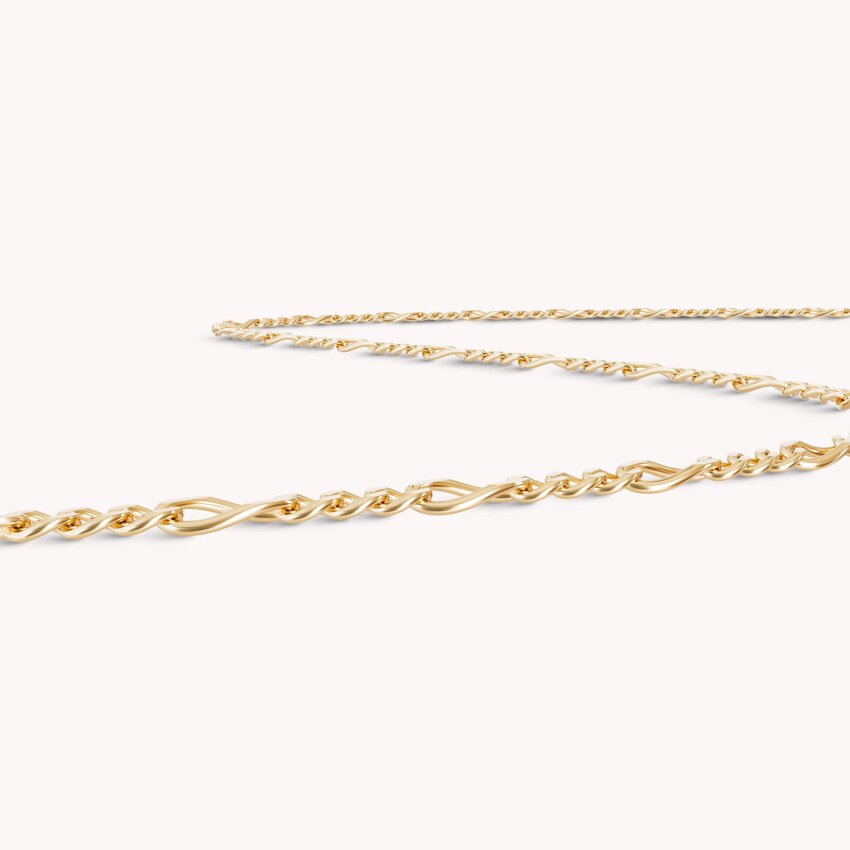 Zlatni lanac Figaro 45cm