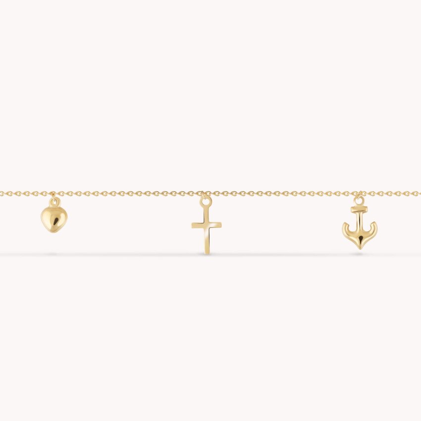 Zlatna narukvica Vjera, ljubav, nada