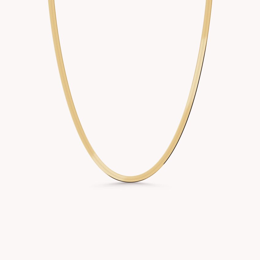 Srebrna ogrlica Trendi izbor 18kt Pozlata