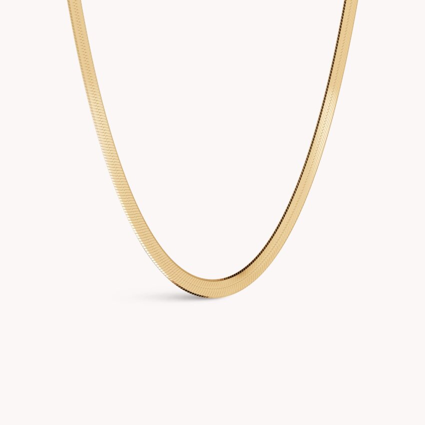 Srebrna ogrlica Trendi izbor 18kt Pozlata