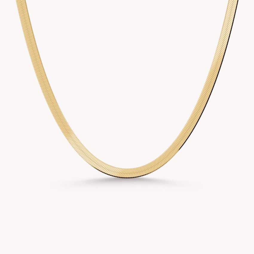 Srebrna ogrlica Trendi izbor 18kt Pozlata