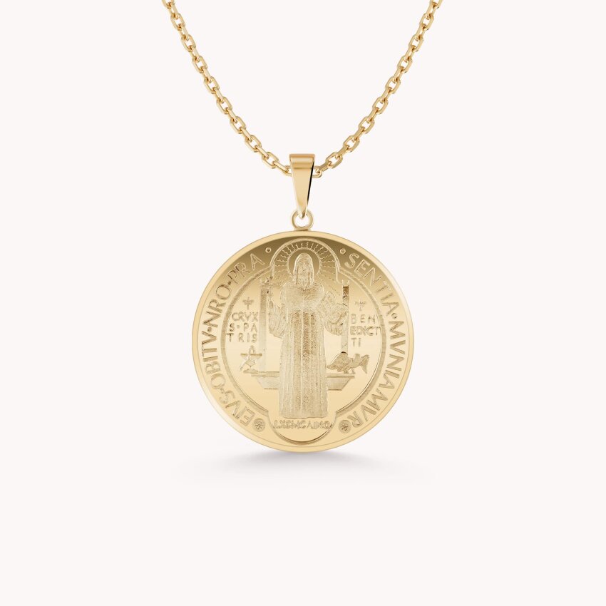 Zlatni privjesak Sveti Benedikt