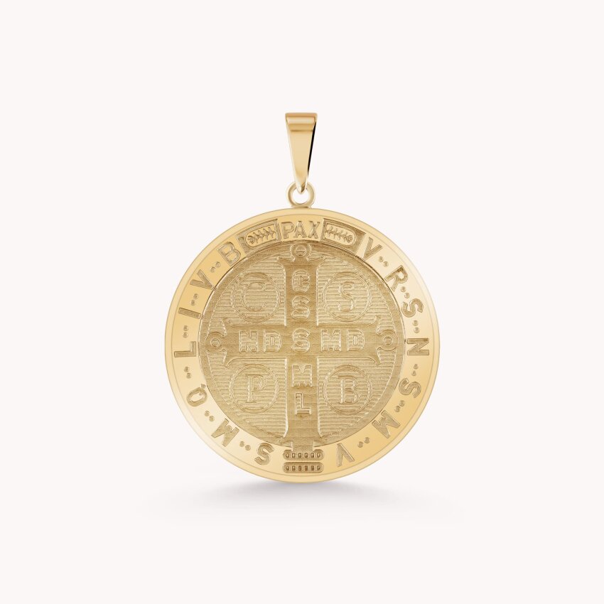 Zlatni privjesak Sveti Benedikt