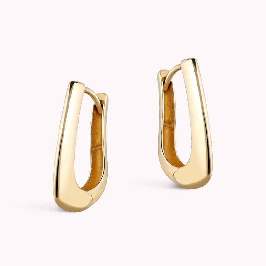 Zlatne naušnice Valovite