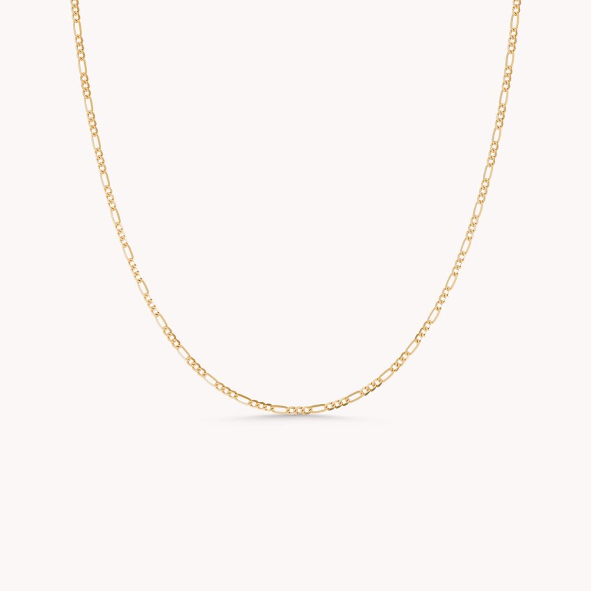 Zlatni lanac Figaro 45 cm