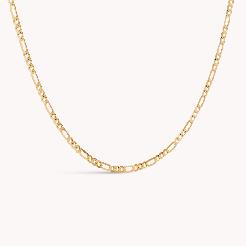 Zlatni lanac Figaro 55 cm