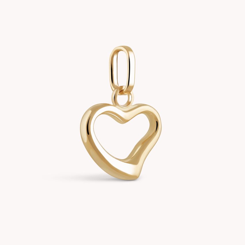 Zlatni privjesak Nepravilno srce