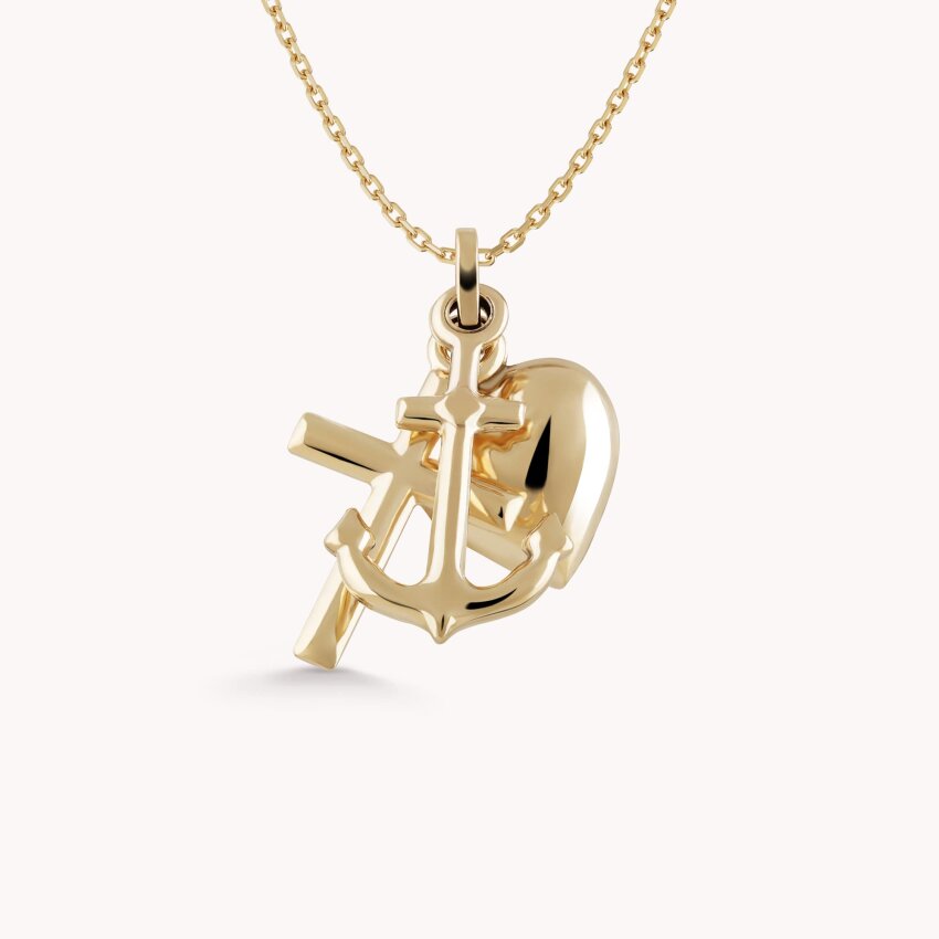 Zlatni privjesak Vjera, ufanje, ljubav