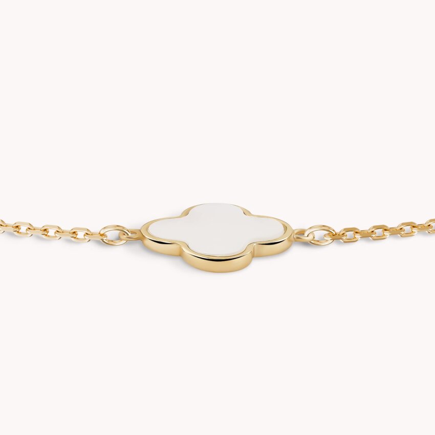 Zlatna narukvica Tri bijele djeteline