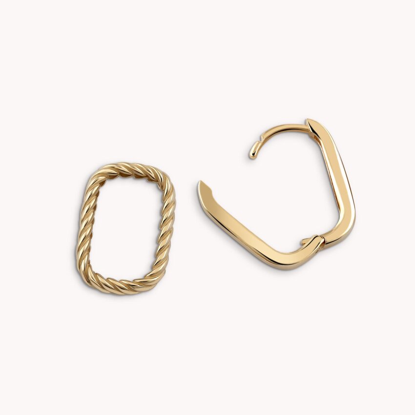 Zlatne naušnice Zlatna elegancija