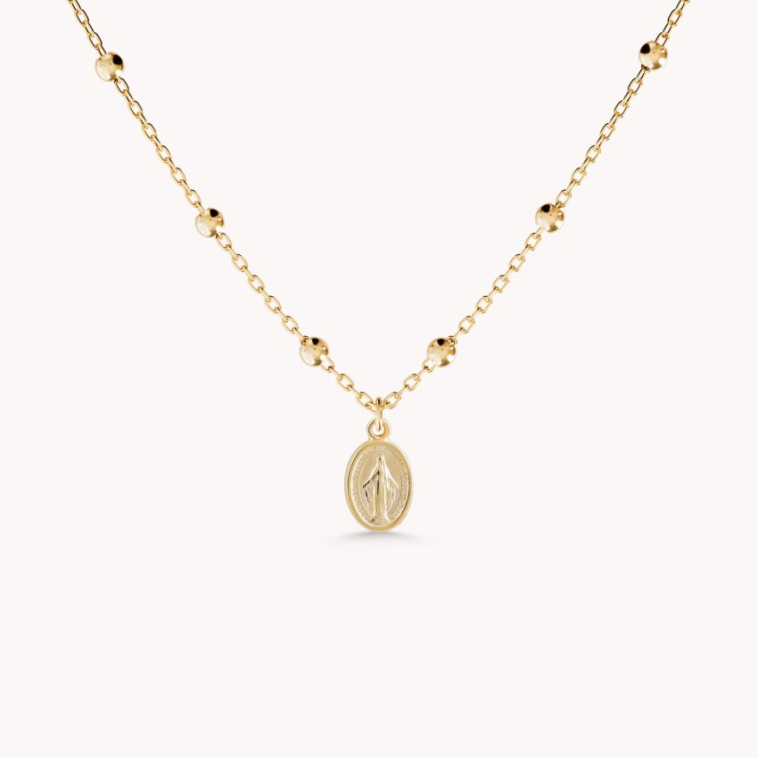 Zlatna ogrlica Čudotvorna medaljica