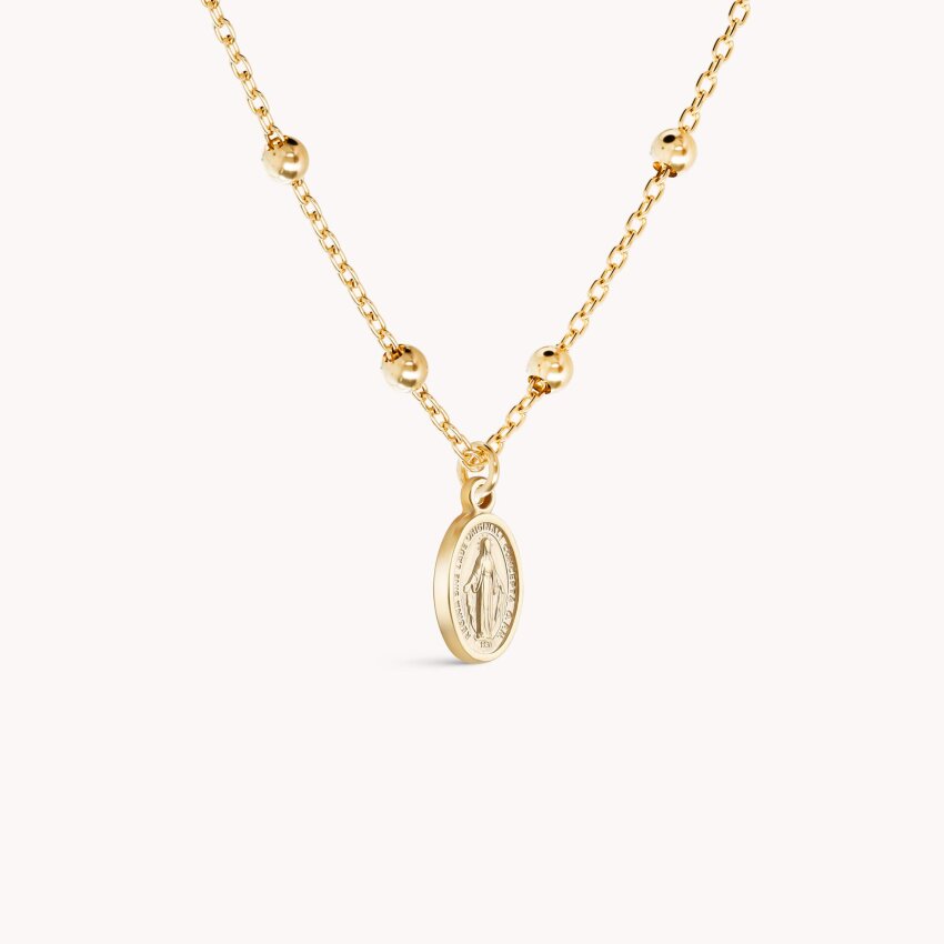 Zlatna ogrlica Čudotvorna medaljica