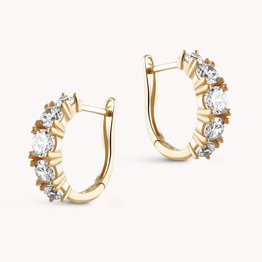 Zlatne naušnice Jednostavni sjaj