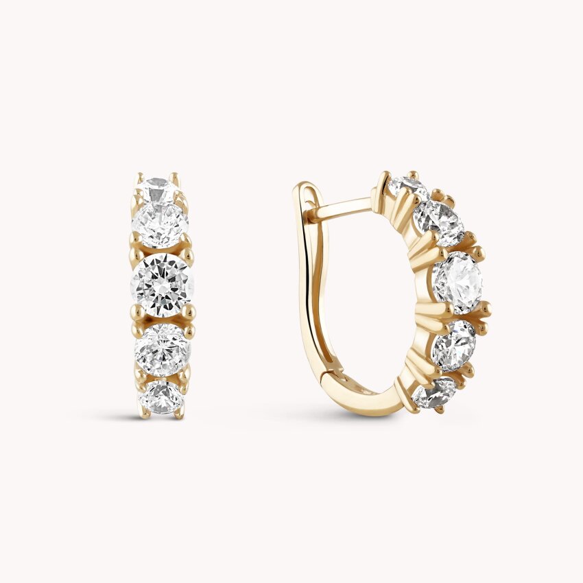 Zlatne naušnice Jednostavni sjaj