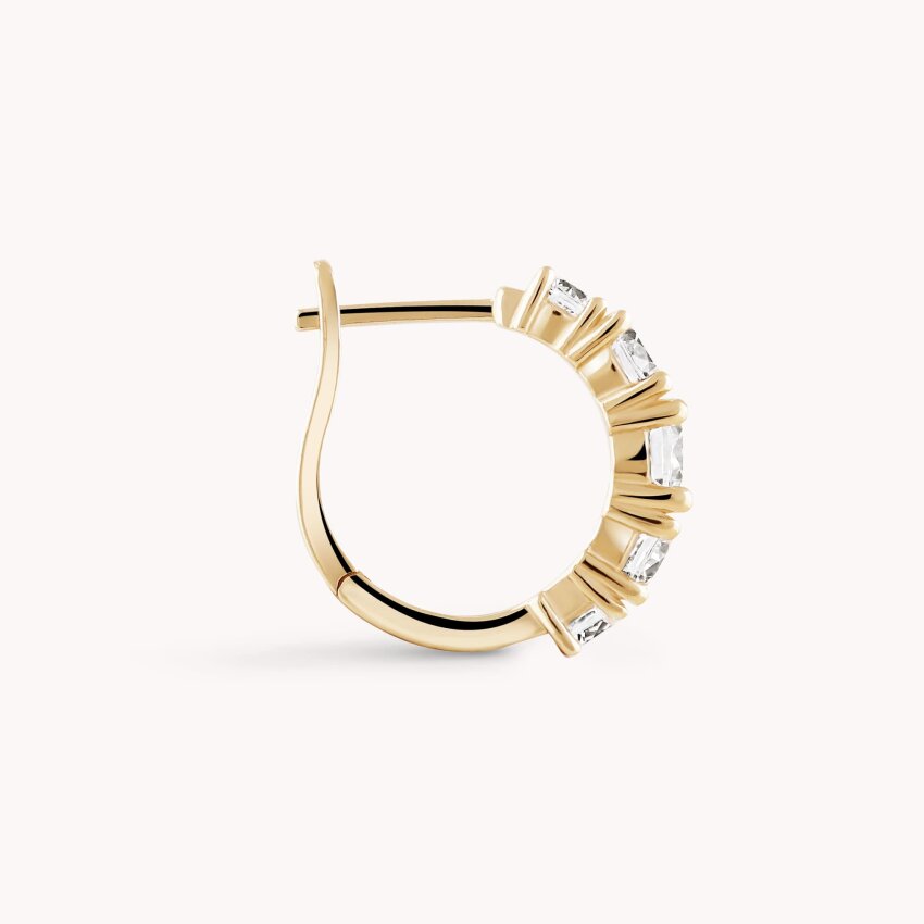 Zlatne naušnice Jednostavni sjaj