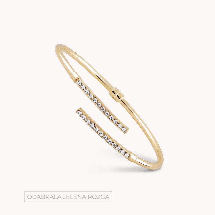 Zlatna narukvica Glamurozne niti