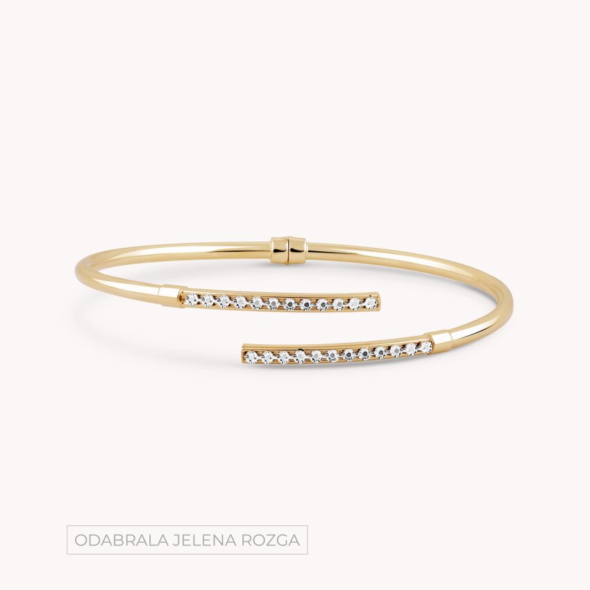 Zlatna narukvica Glamurozne niti