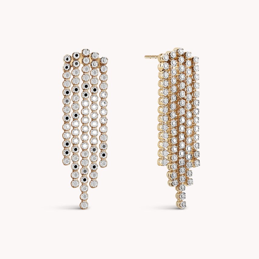 Zlatne naušnice Elegantne niti