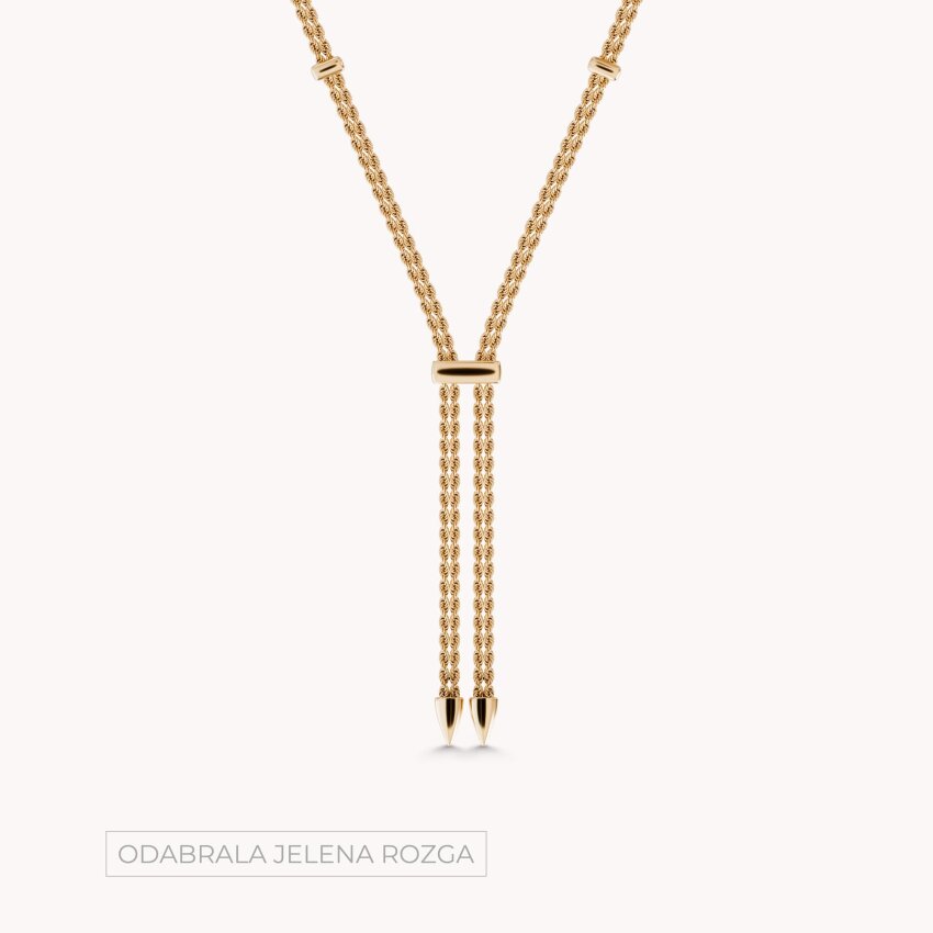 Zlatna ogrlica Glamurozne niti