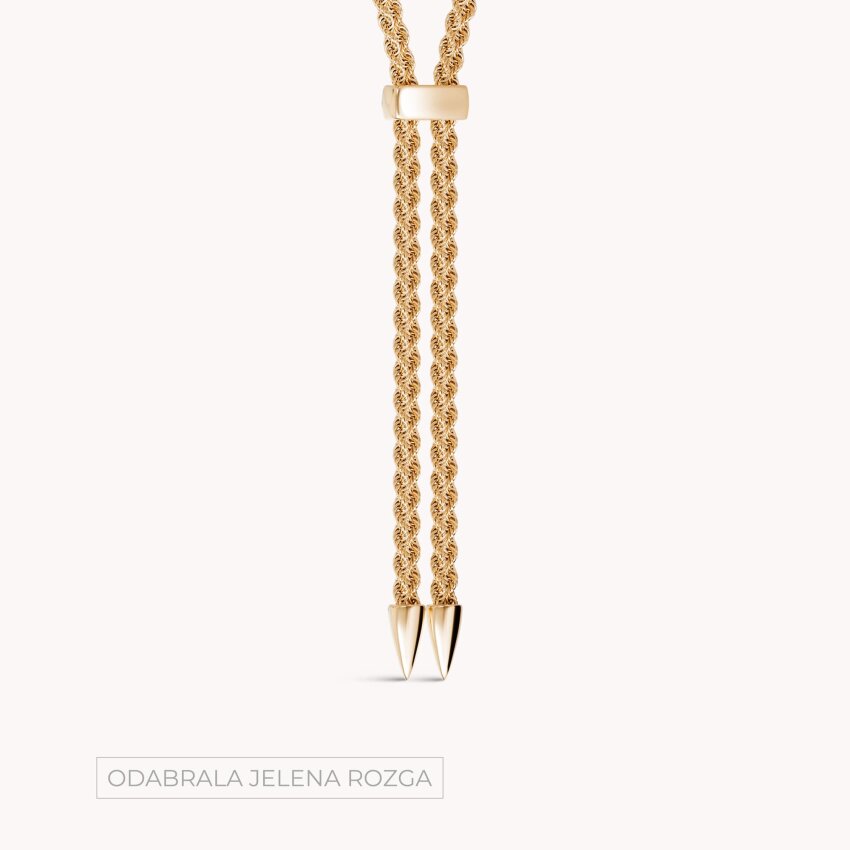 Zlatna ogrlica Glamurozne niti