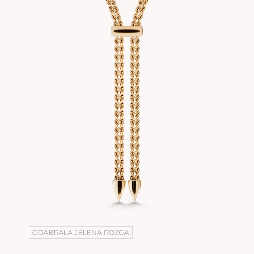 Zlatna ogrlica Glamurozne niti