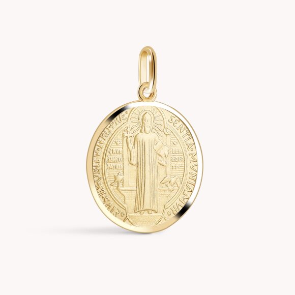 Zlatni privjesak Medalja Sveti Benedikt