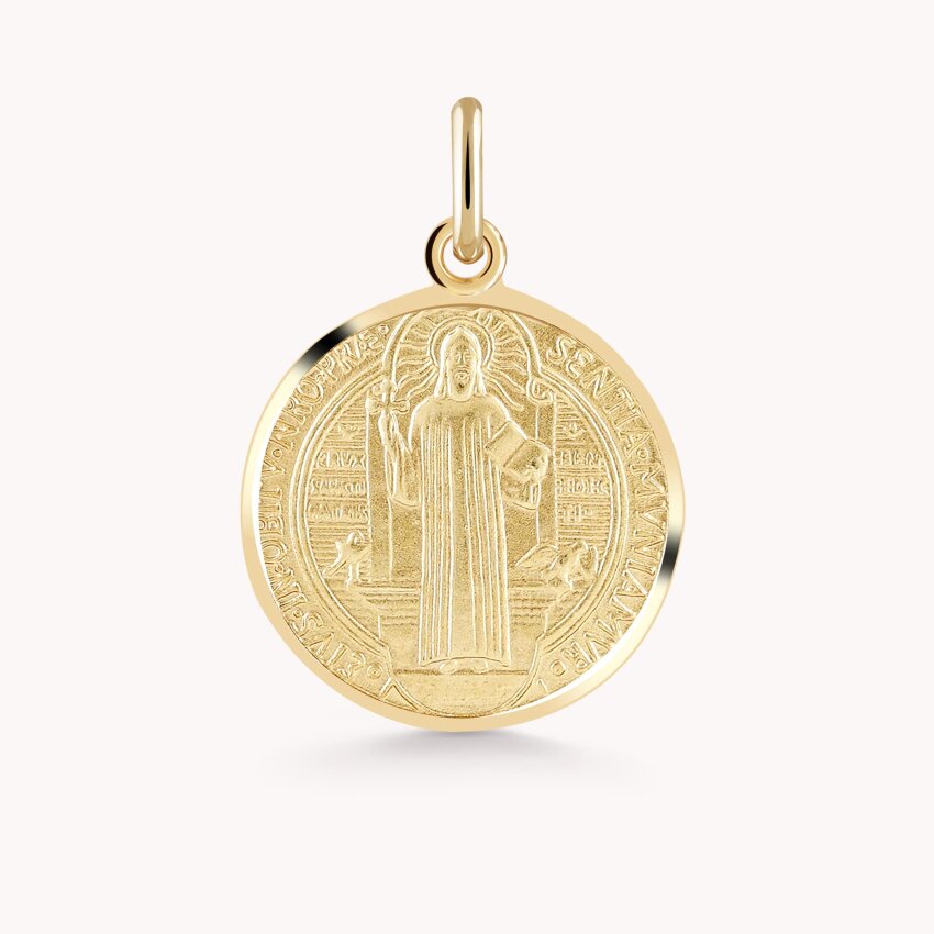 Zlatni privjesak Medalja Sveti Benedikt