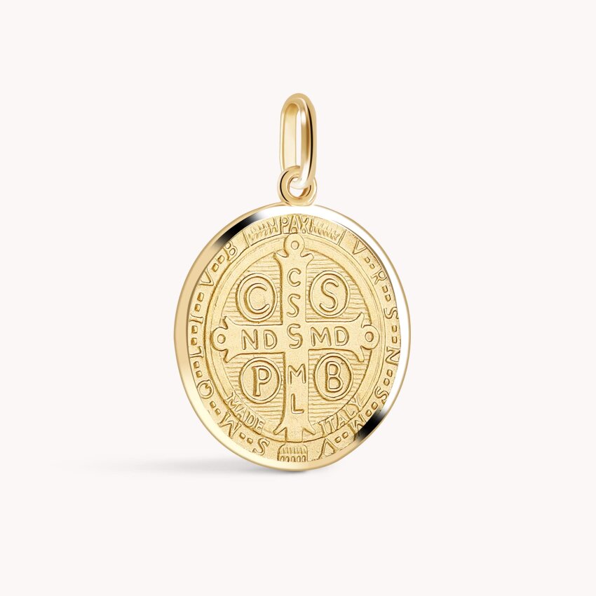 Zlatni privjesak Medalja Sveti Benedikt