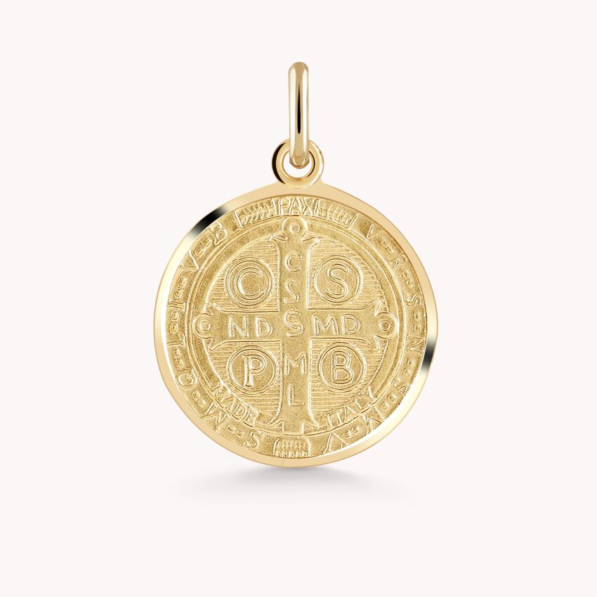 Zlatni privjesak Medalja Sveti Benedikt