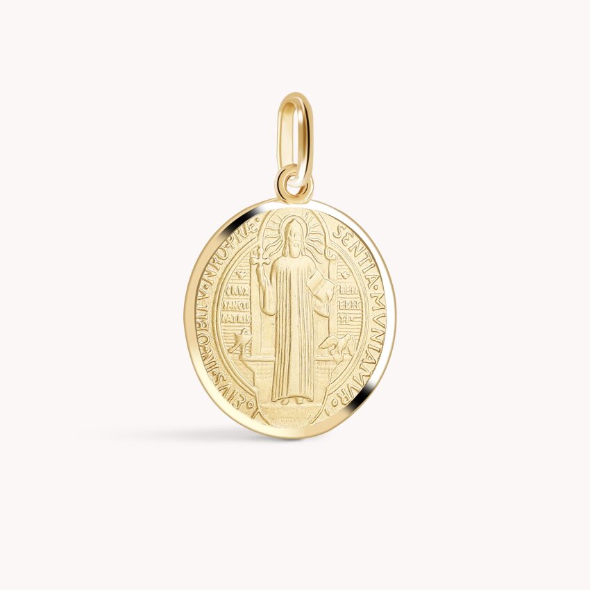 Zlatni privjesak Sveti Benedikt Medalja