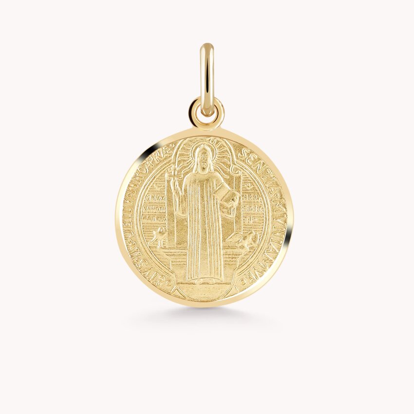 Zlatni privjesak Sveti Benedikt Medalja