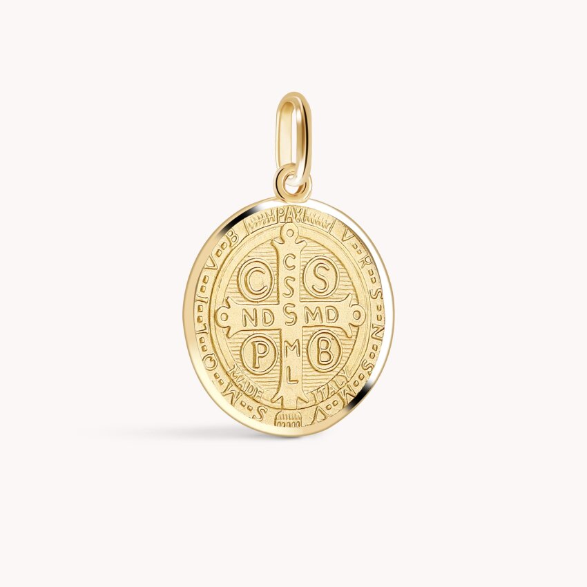 Zlatni privjesak Sveti Benedikt Medalja