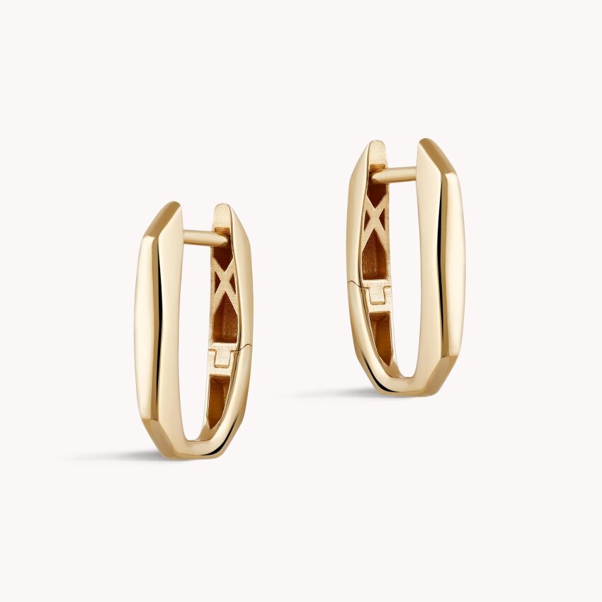 Zlatne naušnice alke Dodir elegancije