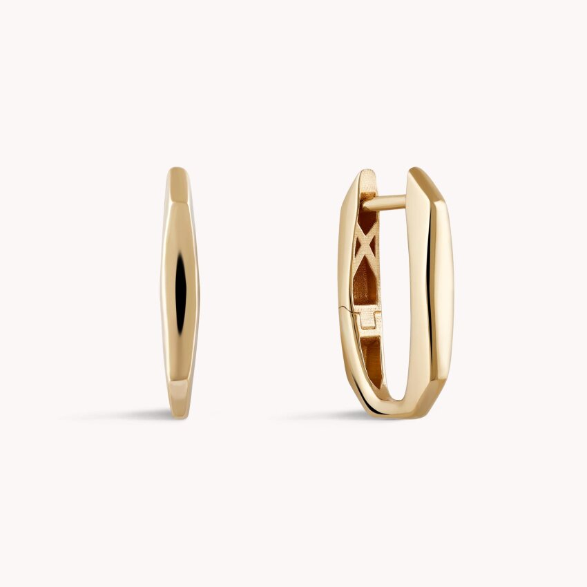 Zlatne naušnice alke Dodir elegancije