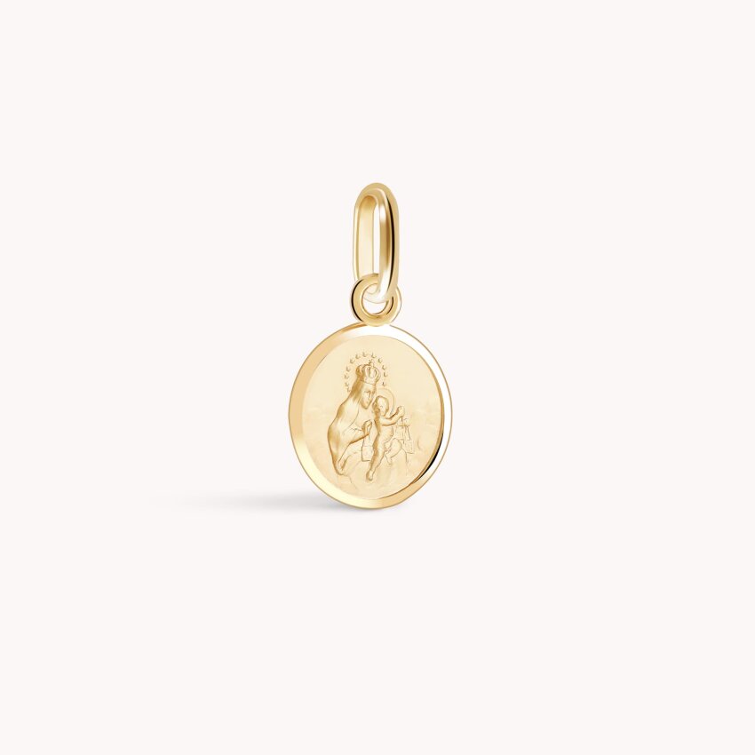 Zlatni privjesak Djevica Marija i Isus