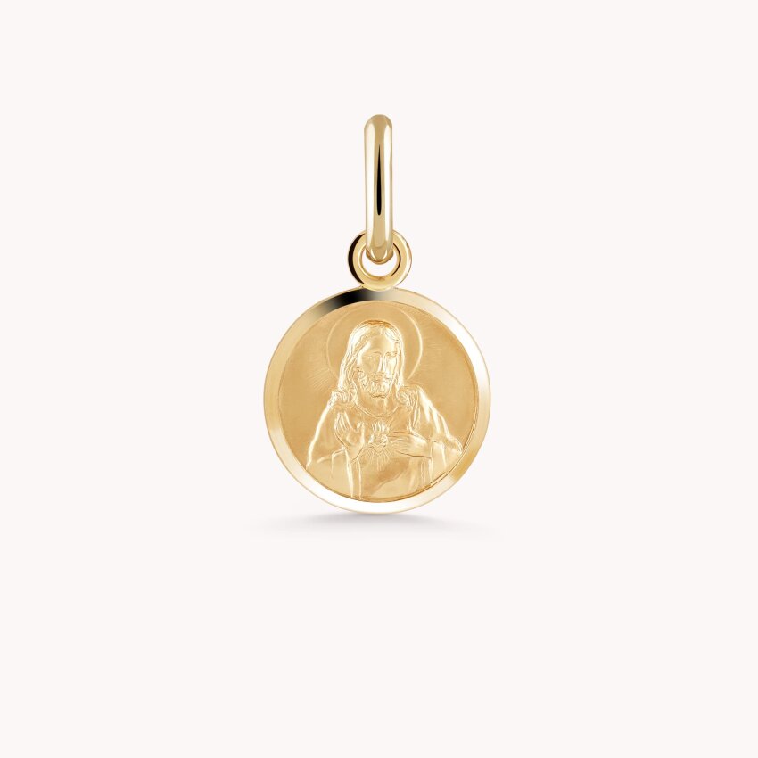 Zlatni privjesak Djevica Marija i Isus